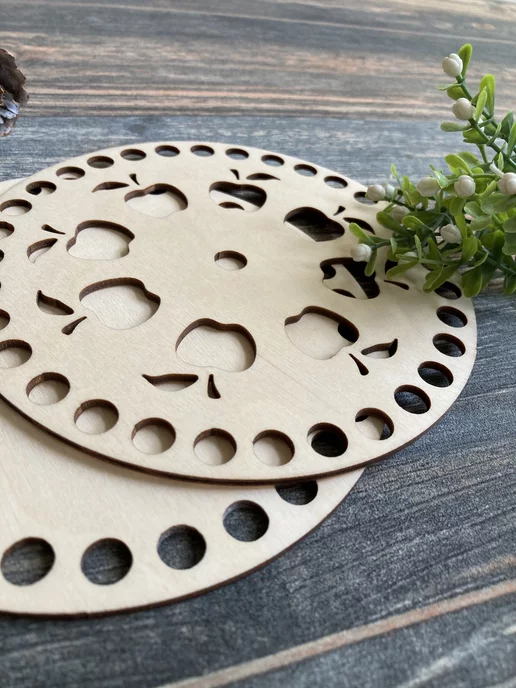 itowndecor Донышки для вязания корзины шкатулки с крышкой 15 см, вариант, фото 3