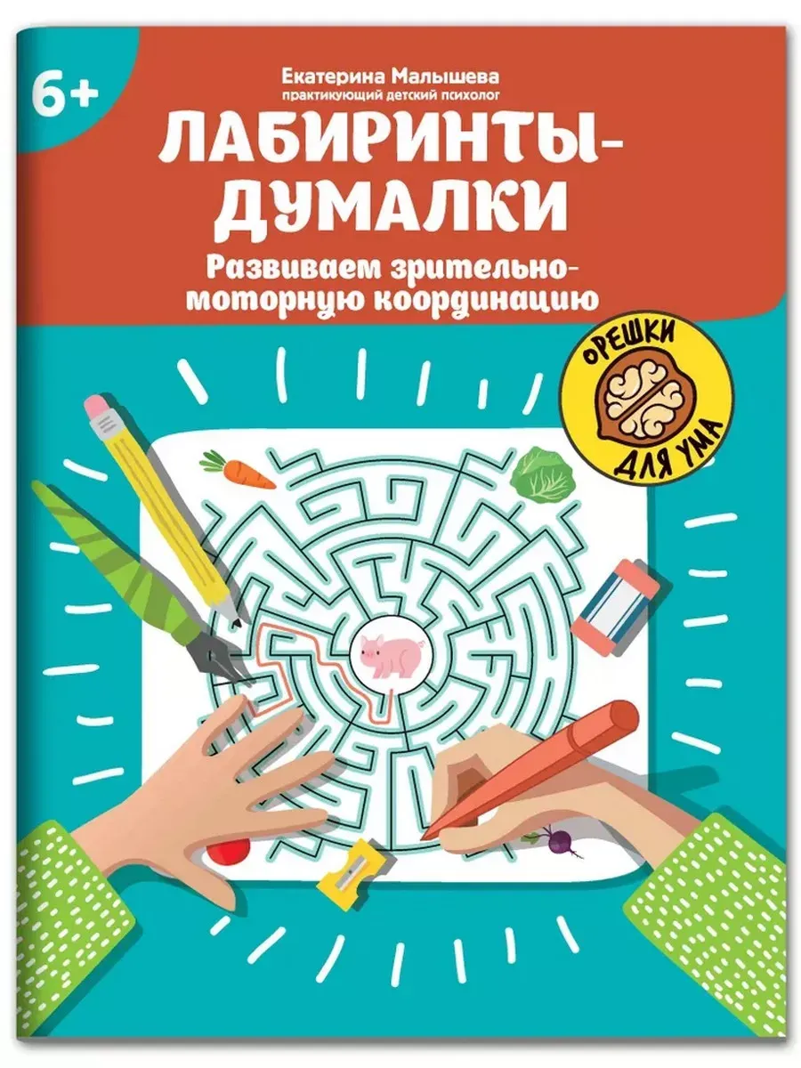 Лабиринты-думалки. Развиваем зрительно-моторную координацию