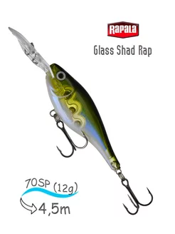 Воблер GSR07 OGH Glass Shad Rap rapala 241646972 купить за 1 454 ₽ в интернет-магазине Wildberries