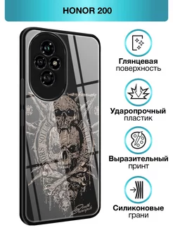 Стеклянный чехол на 200 Honor 241661731 купить за 472 ₽ в интернет-магазине Wildberries