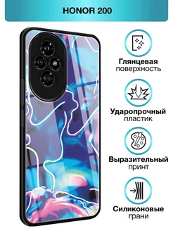 Стеклянный чехол на 200 Honor 241661756 купить за 472 ₽ в интернет-магазине Wildberries