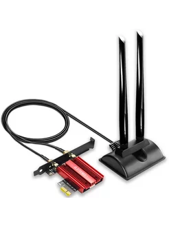 Wi-Fi-адаптер Карта Wi-Fi 7 PCIe с 2-метровой антенной GLOTRENDS 241686668 купить за 4 476 ₽ в интернет-магазине Wildberries