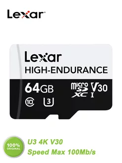 Карта памяти micro sd 64 гб microSDXC U3 4K V30