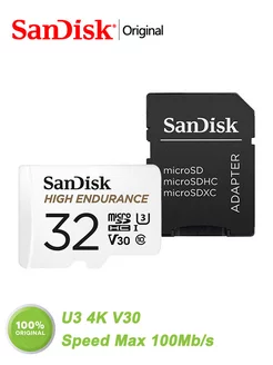 Карта памяти micro sd 32 гб microSDHC U3 4K V30