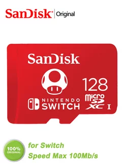 Карта памяти micro sd 128 гб microSDXC for Switch