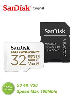 Карта памяти micro sd 32 гб microSDHC U3 4K V30