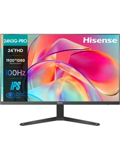 24" Монитор 24N3G-PRO, IPS, 1920x1080, 100Гц Hisense 241707045 купить за 9 957 ₽ в интернет-магазине Wildberries