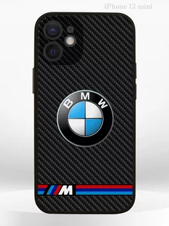 Чехол на iPhone 12 mini с принтом машина BMW