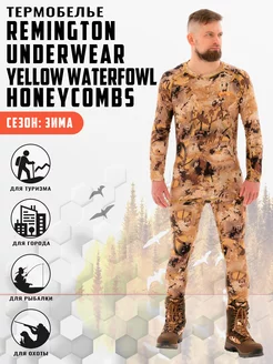 Термобелье Remington Underwear Yellow Waterfowl Honeycombs