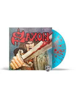 Saxon - Saxon (coloured) (LP) 2018 Blue Red Splatter Limited