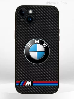 Чехол на IPHONE 14 Plus с принтом машина BMW