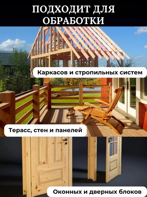 WOOD VIGOR Пропитка для дерева, Антисептик, вариант, фото 4