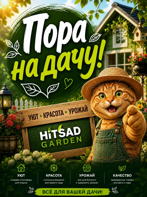HITSAD Фигурка садовая рыбак 801-134, черный, фото 7