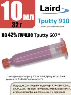 Laird tputty 910 10мл EFD катридж Жидкая термопрокладка laird technologies 242105782 купить за 4 948 ₽ в интернет-магазине Wildberries