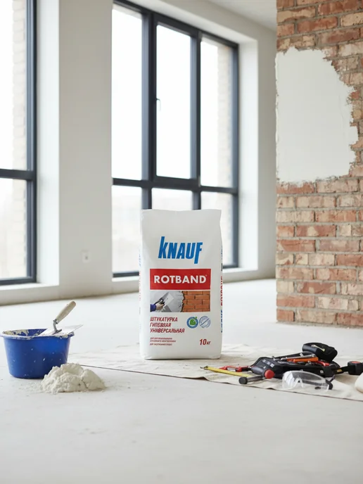 Knauf Штукатурка ротбанд 5кг, 10 кг, фото 2
