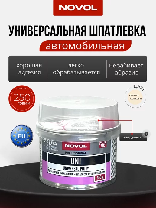 NOVOL Шпатлевка универсальная автомобильная Uni, вариант