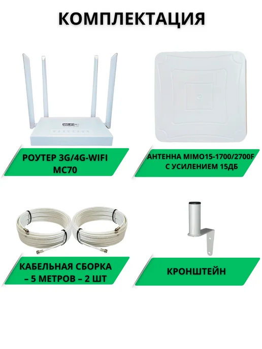 SmartHOME 4G Wi-Fi комплект для дачи и загородного дома, 4 г, фото 2