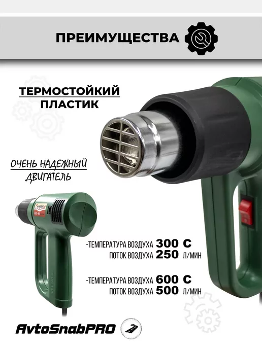 New Epoch Фен строительный-технический 1800Вт, 1800 Вт, фото 5