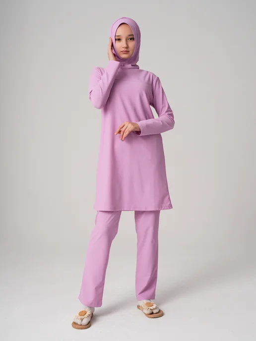 Hadidja collection костюм буркини, фиолетовый, фото 3