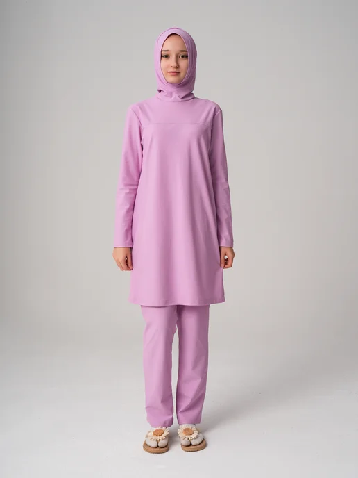 Hadidja collection костюм буркини, фиолетовый, фото 5