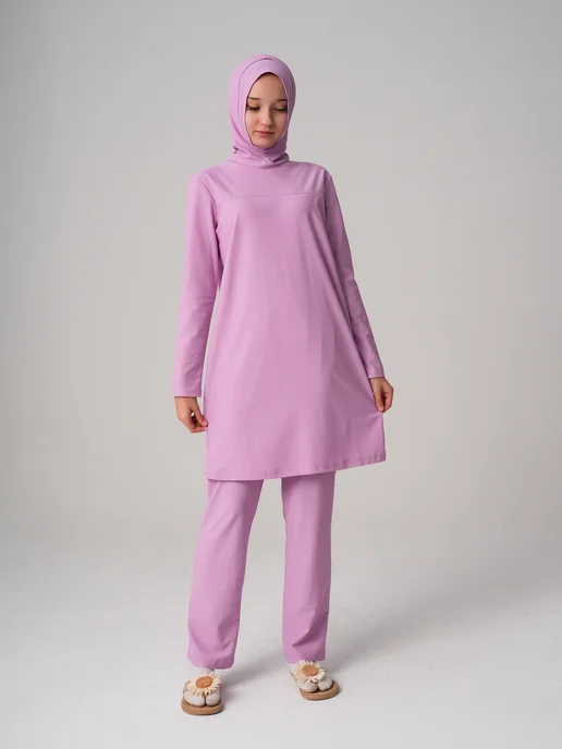 Hadidja collection костюм буркини, фиолетовый, фото 6