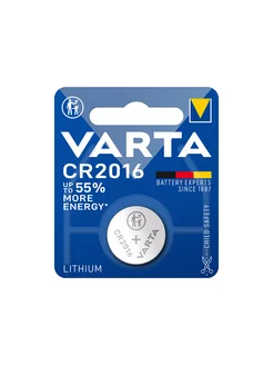 Батарейка Lithium CR2016 3V VARTA 242180616 купить за 648 ₽ в интернет-магазине Wildberries