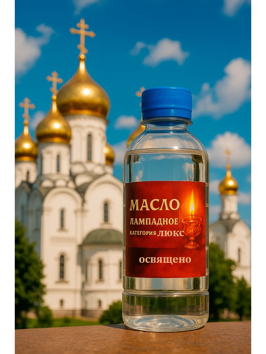 Масло лампадное церковное освященное 250 мл