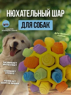 Нюхательный шар для собак интерактивная игрушка