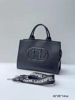 Сумка шоппер тоут на плечо кожаная karl lagerfeld 242229814 купить за 4 536 ₽ в интернет-магазине Wildberries