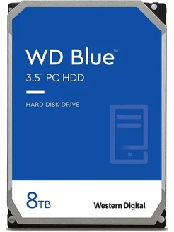 Жесткий диск WD SATA-III 8TB WD80EAAZ Desktop Blue (5640rpm) Western Digital 242290634 купить за 22 642 ₽ в интернет-магазине Wildberries