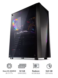 Компьютер AZ-0107 E5-2650V2 8x2,6GHz, 32Gb, 512Gb, RX590 Azerty 242291392 купить за 29 398 ₽ в интернет-магазине Wildberries