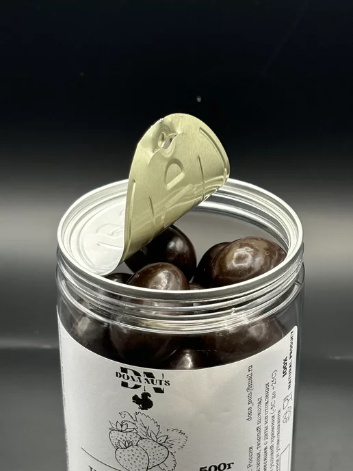 DONA NUTS Клубника в темном шоколаде 500г, 500 г, фото 4