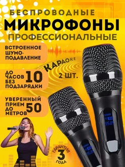 Микрофоны профессиональные караоке 2 штуки Design 242313872 купить за 1 404 ₽ в интернет-магазине Wildberries