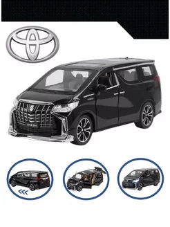 Машинка металлическая Тойота Alphard коллекционная 1 24