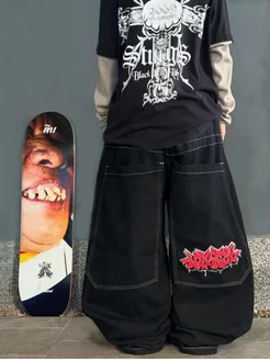 Джинсы wexwear sk8 3pm широкие jnco рэперские оверсайз y2k