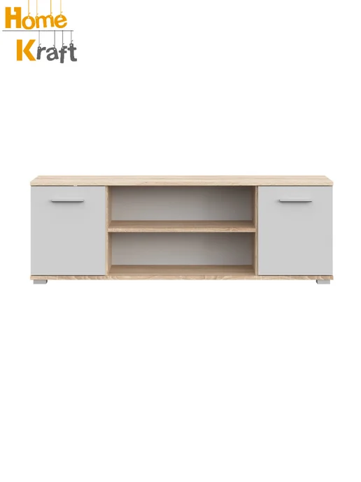 Home Kraft Тумба под ТВ NOVA, Дуб Сонома, Белый, белый, фото 5