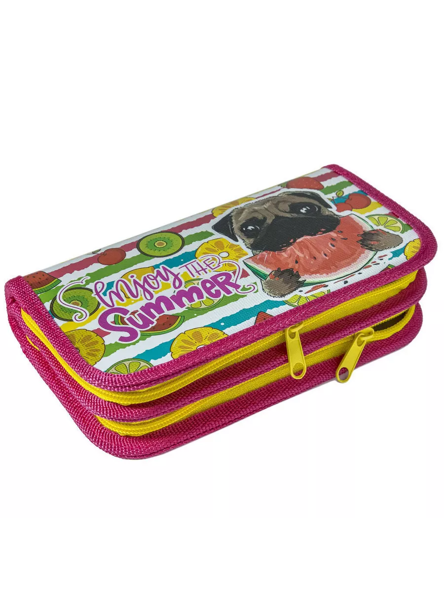 Фото карандашей и ручек в пенале внутри