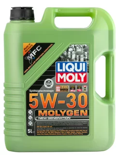 9952 9043 Синтетическое моторное масло Molygen 5W-30 5л LIQUI MOLY 242382437 купить за 5 445 ₽ в интернет-магазине Wildberries