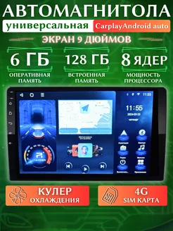 магнитола для автомобиля с экраном 9дюймов 2din android 4g GALAXYCLASONIC 242405499 купить за 15 800 ₽ в интернет-магазине Wildberries