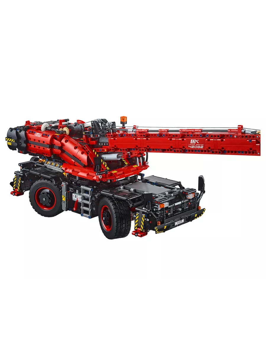 Lego technic red crane online