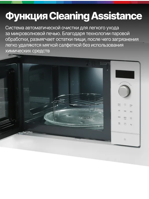 BOSCH Микроволновая печь встраиваемая Bosсh BEL653MW3, белый, фото 7