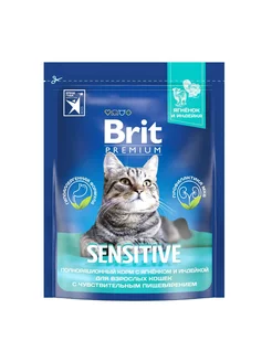 Сухой корм Брит Cat Sensitive с ягненком 400г