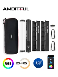 осветитель светодиодный A2-KIT2 2500K -8500K RGB AMBITFUL 242518078 купить за 7 536 ₽ в интернет-магазине Wildberries