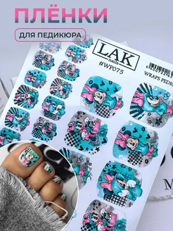 Пленки для ногтей педикюра микки минни маус LAK_NAILS 242520837 купить за 366 ₽ в интернет-магазине Wildberries