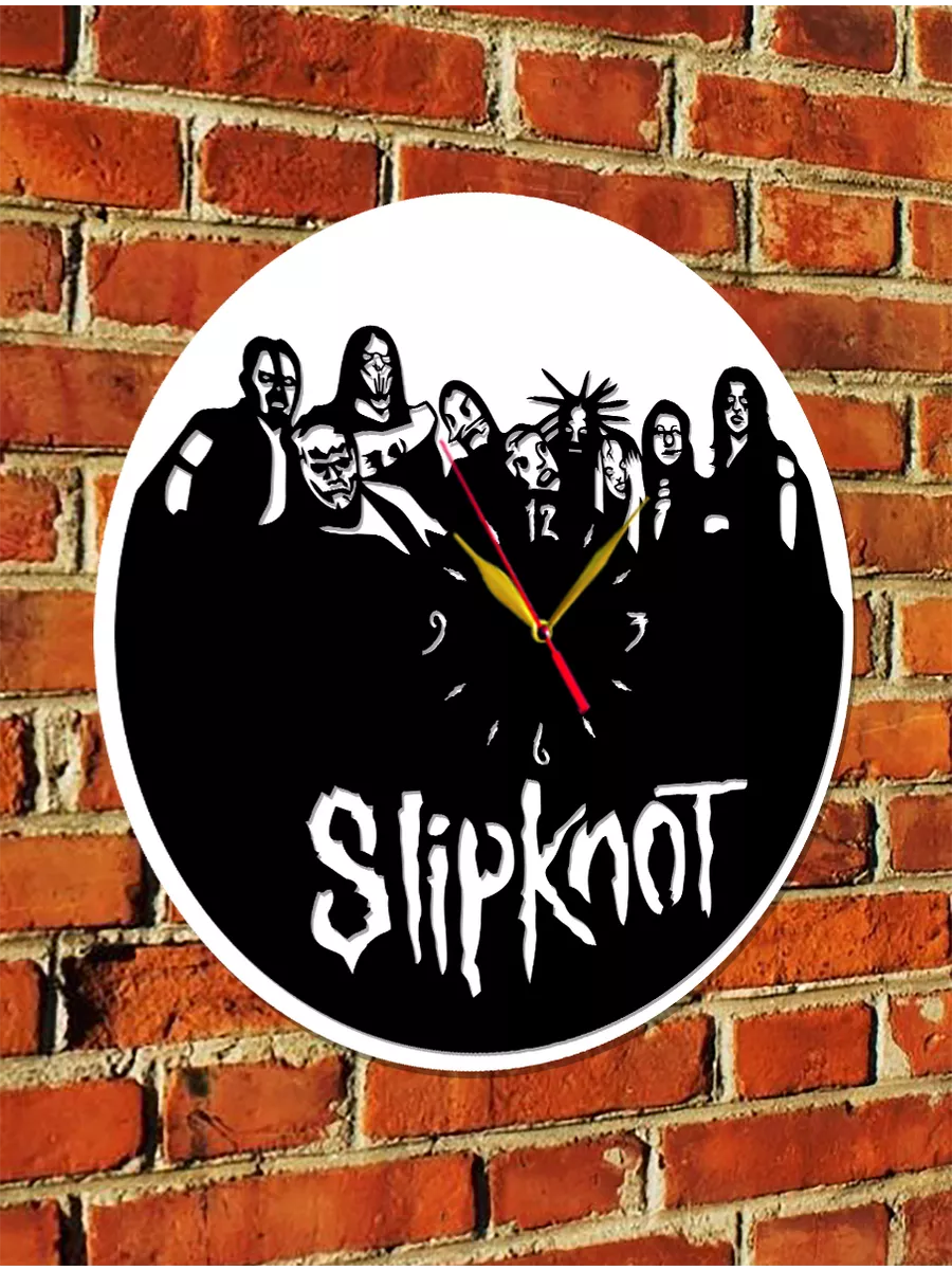 Настенные часы Slipknot, метал-группа Слипкнот — фото 3
