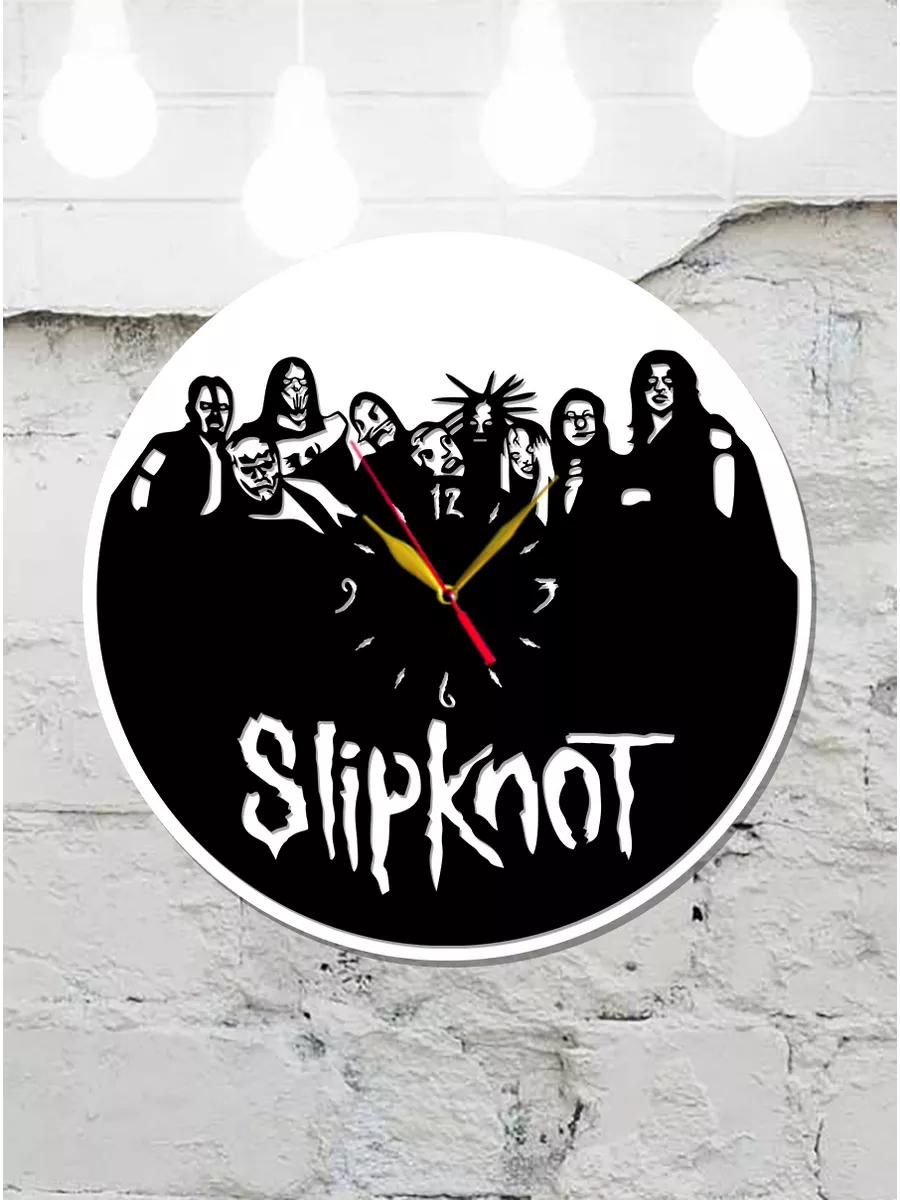 Настенные часы Slipknot, метал-группа Слипкнот — фото 4