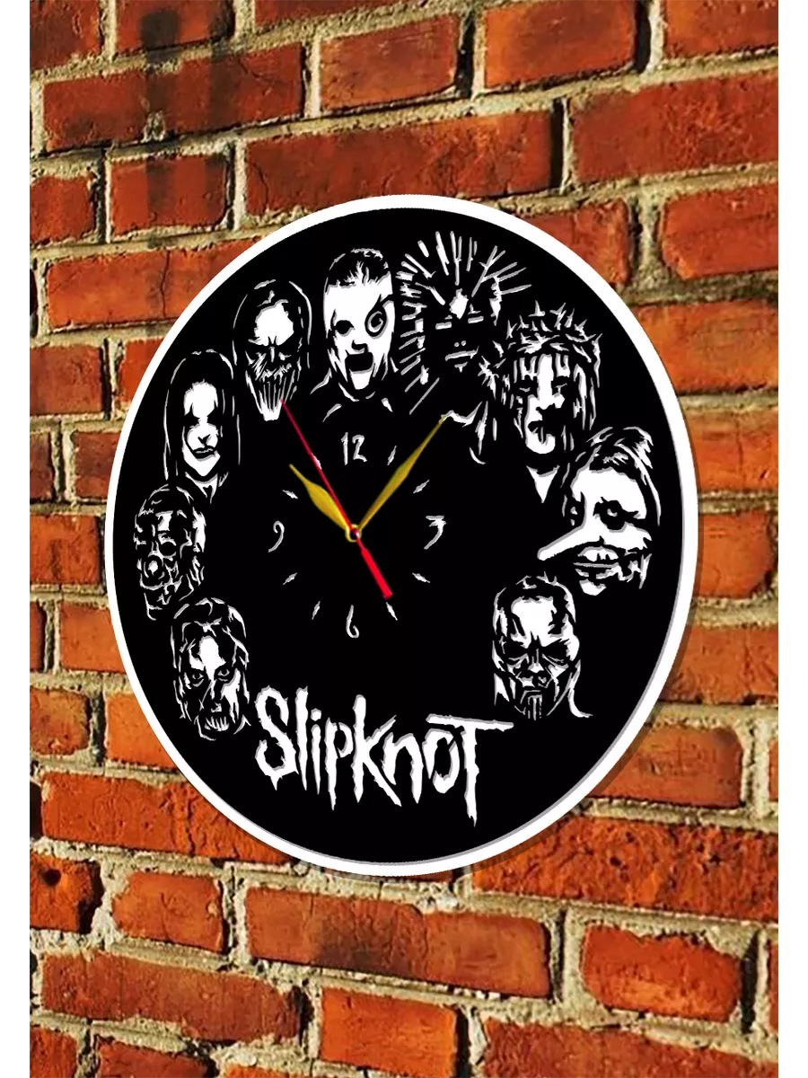Настенные часы Slipknot, метал-группа Слипкнот — фото 2