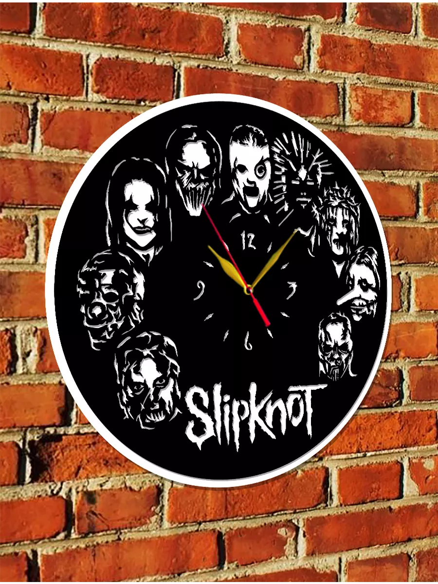 Настенные часы Slipknot, метал-группа Слипкнот — фото 3