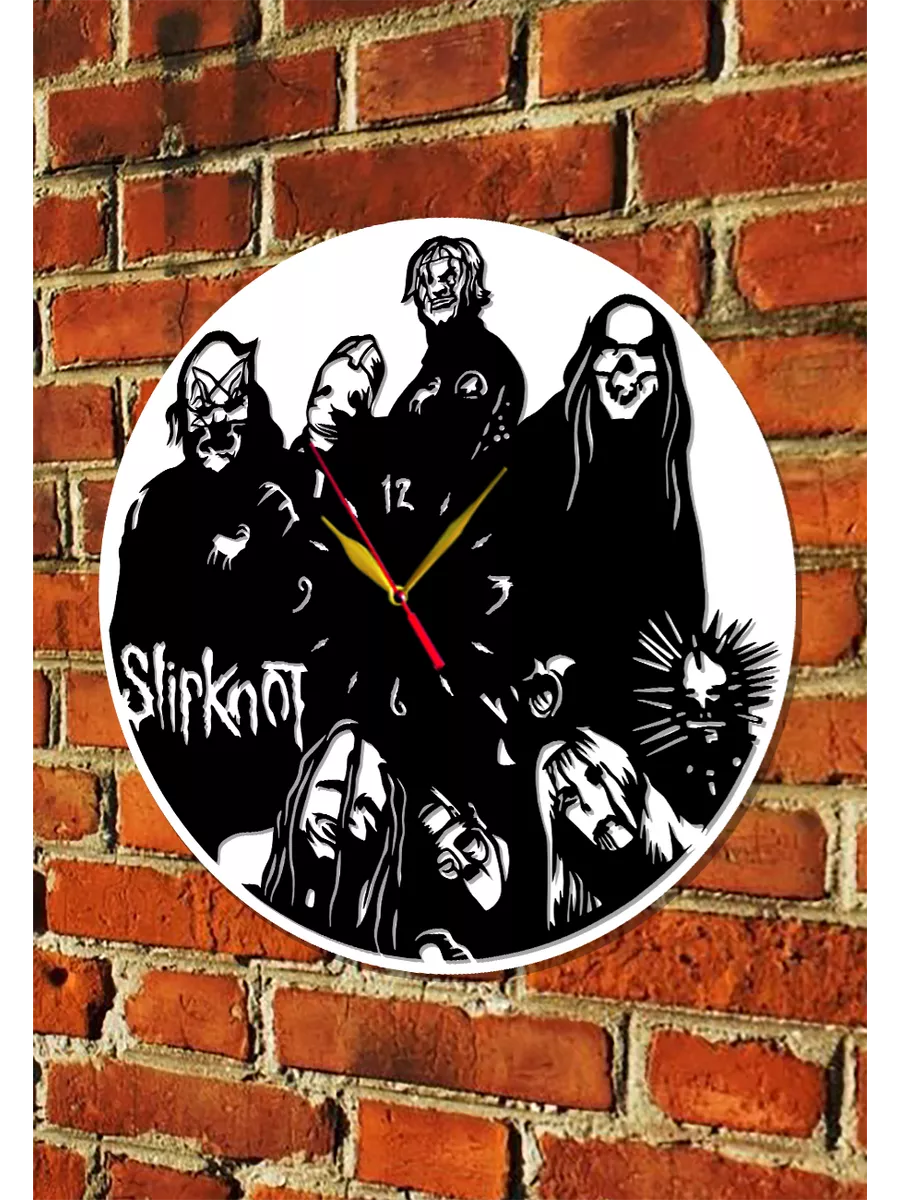 Настенные часы Slipknot, метал-группа Слипкнот — фото 2
