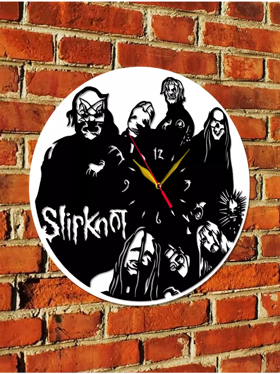 Настенные часы Slipknot, метал-группа Слипкнот — фото 3